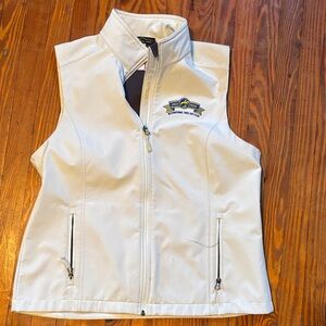 Women's Jersey Fresh White Softshell Vest- XL